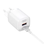 XO Wall charger XO L96, 1x USB, USB-C, 30W (white) 040640