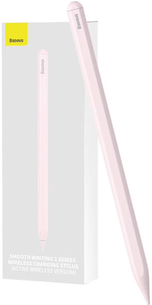 Baseus Wireless charging stylus for phone / tablet Baseus Smooth Writing (pink) 044427