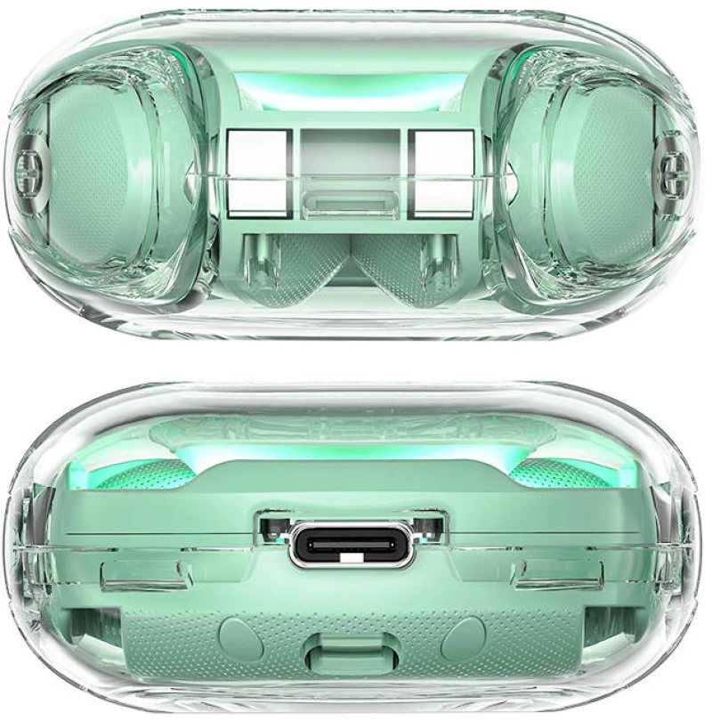 Acefast Earphones TWS Acefast T8, Bluetooth 5.3, IPX4 (green) 048669
