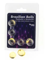 TALOKA - 5 BRAZILIAN BALLS VIBRATING & SHOCK EFFECT EXCITING GEL