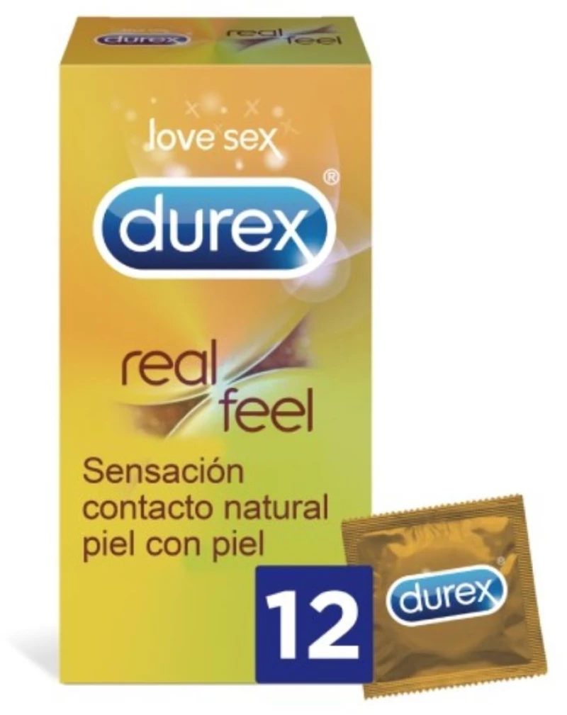 DUREX REAL FEEL 12 UNITS