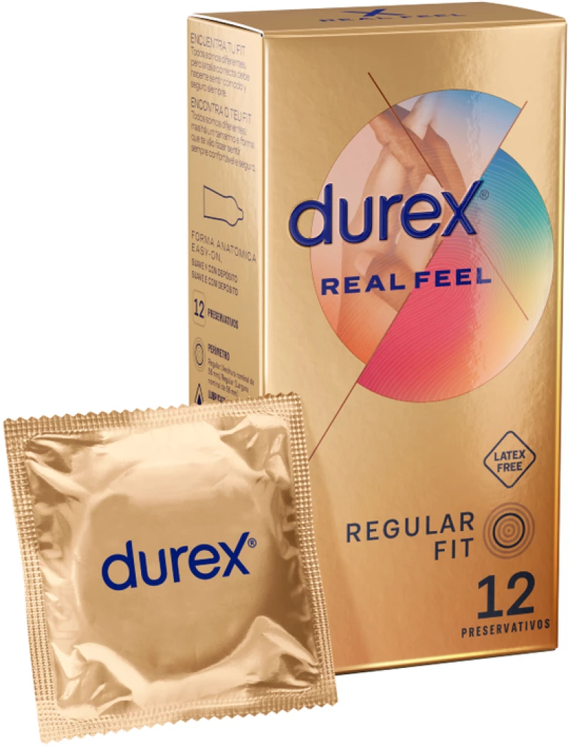DUREX REAL FEEL 12 UNITS