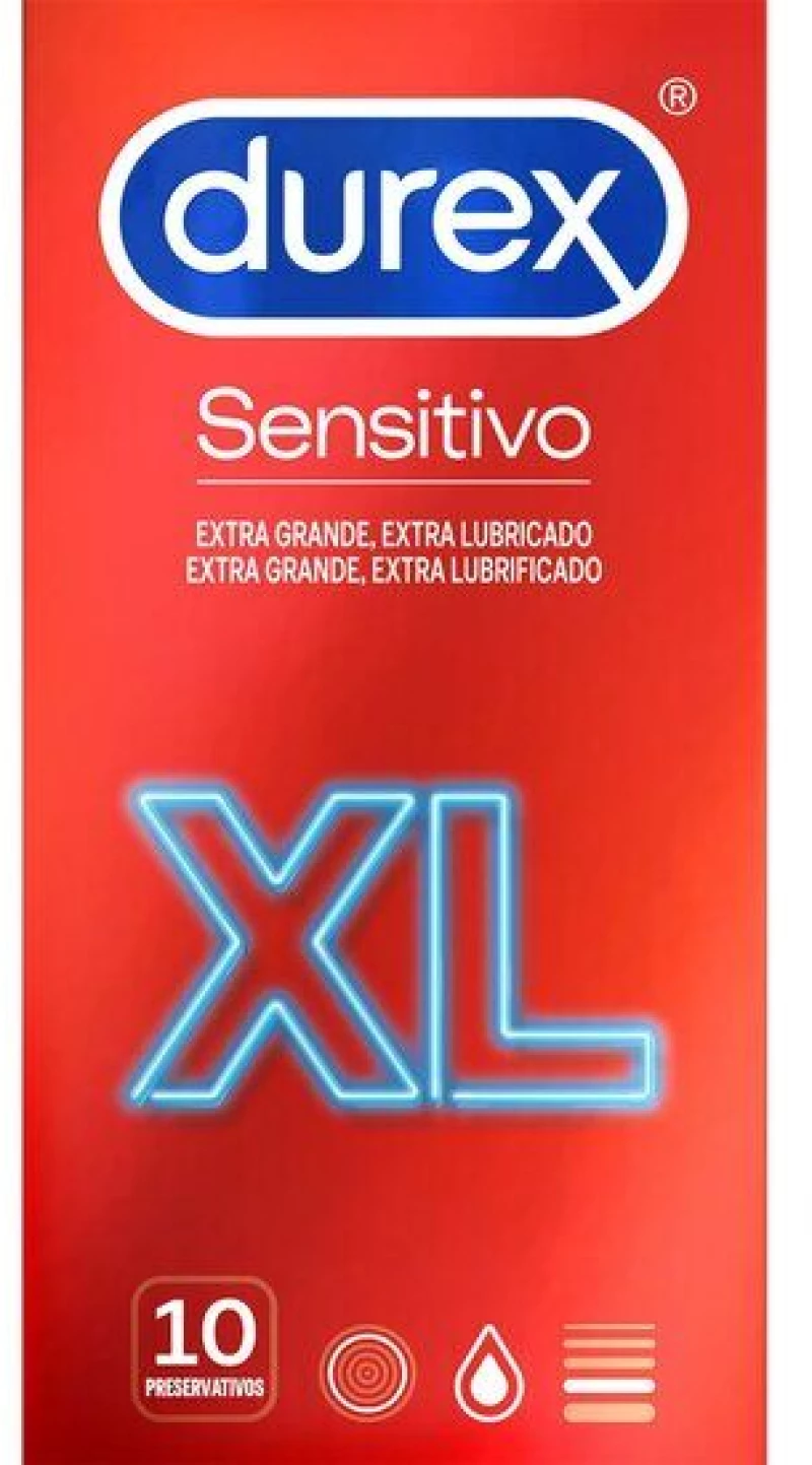 DUREX SENSITIVE XL CONDOMS 10 UNITS