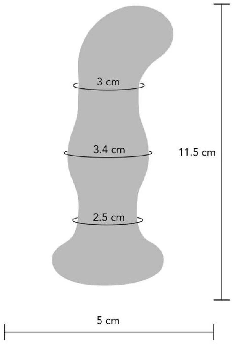 BUTTOCKS THE GLEAMING GLASS BUTTPLUG