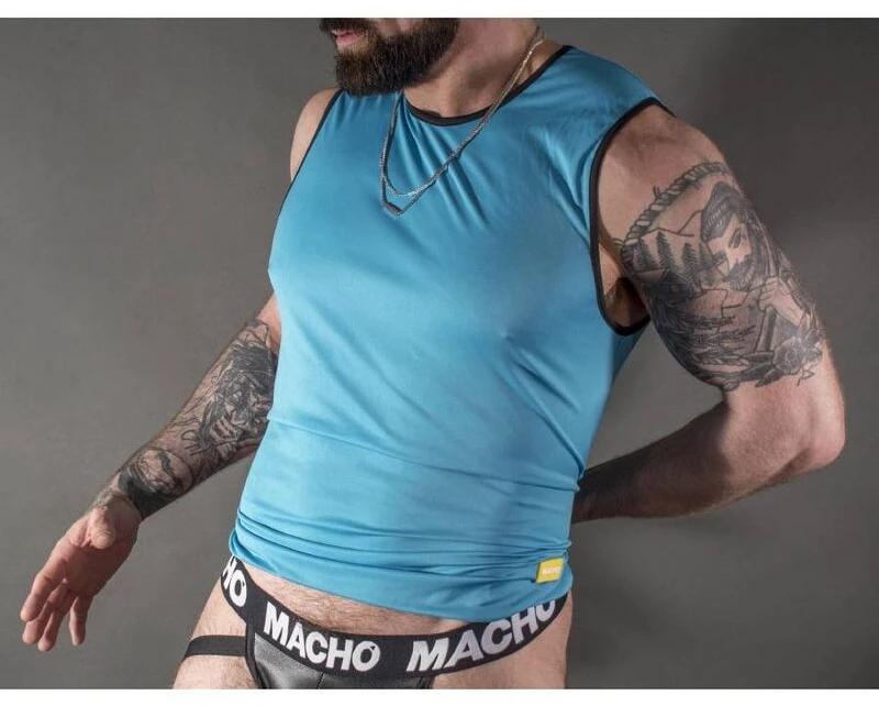 MALE BLUE T-SHIRT