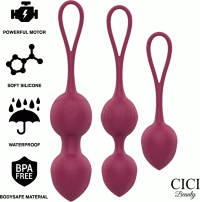 CICI BEAUTY PREMIUM SILICONE 3 VIBRATING KEGEL BEADS REMOTE CONTROL