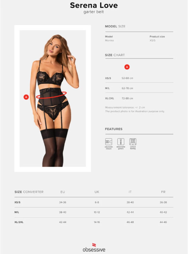 OBSESSIVE - SERENA LOVE GARTER BELT