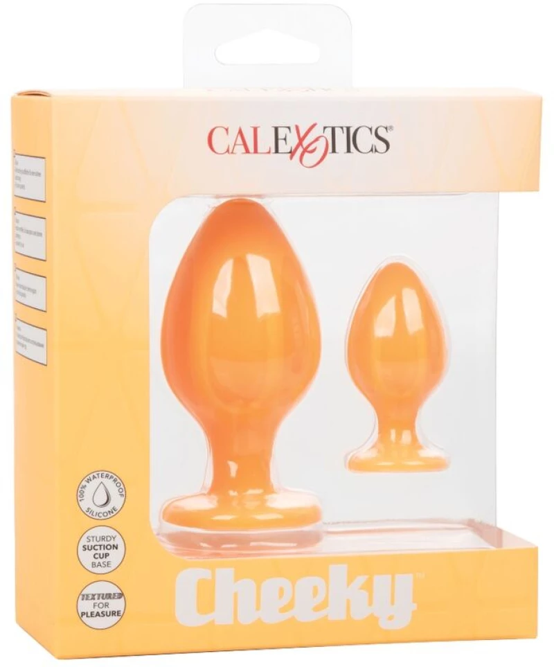 CALEX CHEEKY BUTTPLUG - ORANGE