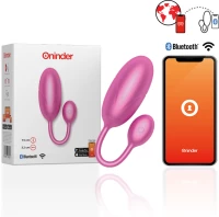 ONINDER - TOKYO VIBRATING EGG PINK 7.5 X 3.2 CM FREE APP