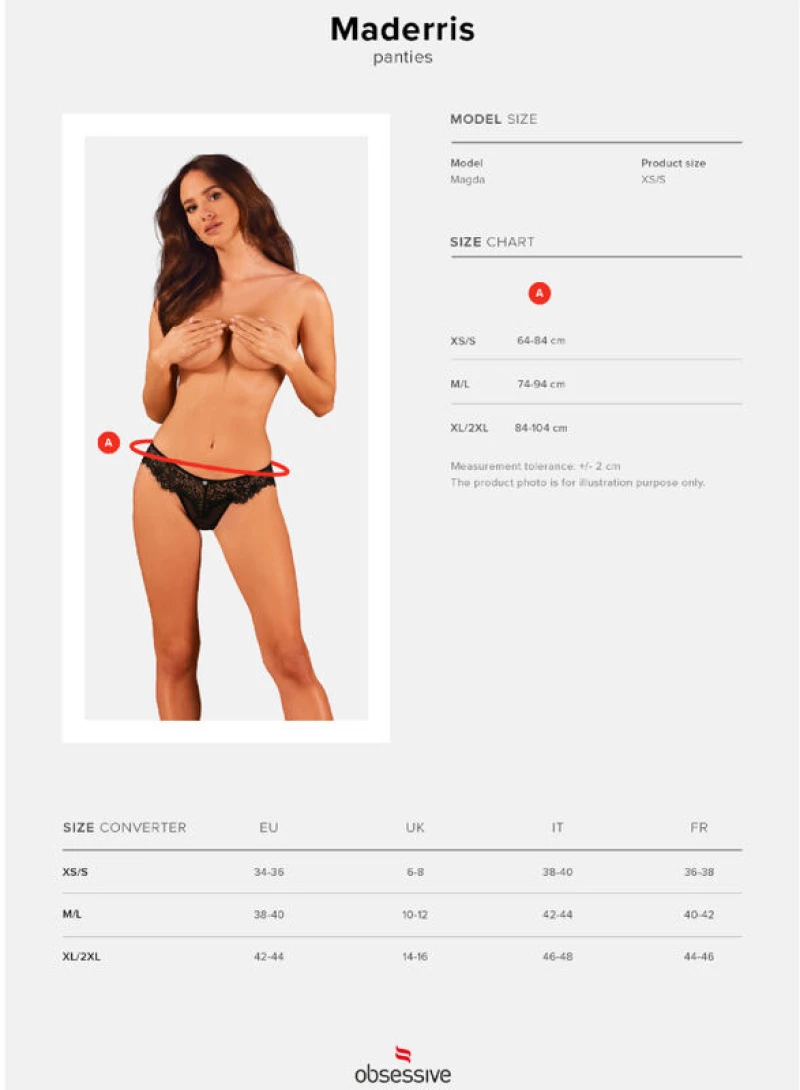 OBSESSIVE - MADERRIS PANTIES