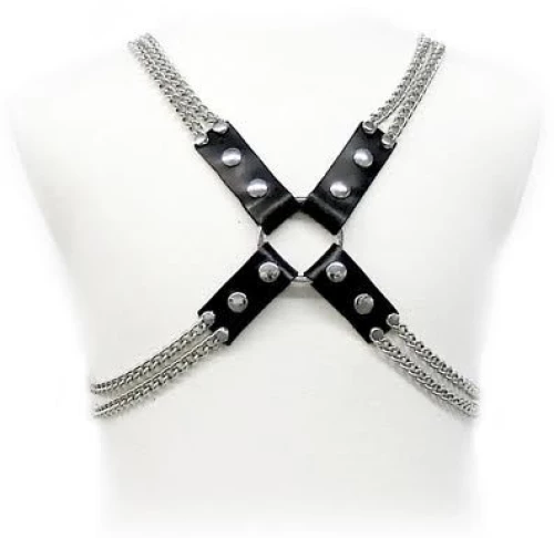 LEATHER BODY CHAIN HARNESS