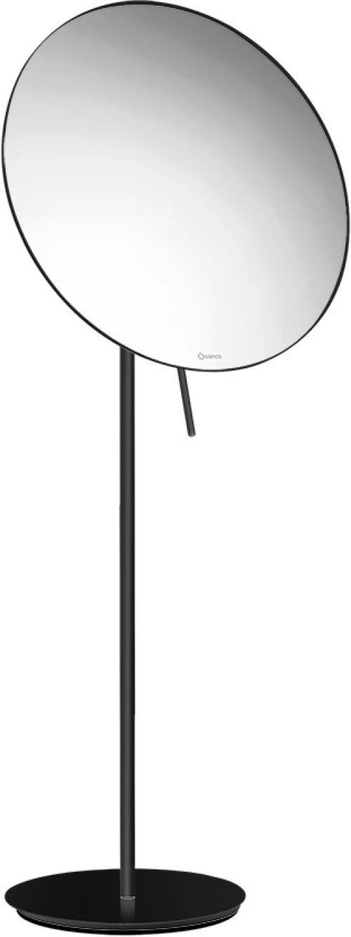 Επικαθήμενος Μεγεθυντικός Καθρέπτης x5 Ø25xH60 cm Black Mat Sanco Cosmetic Mirrors MR-766-M116