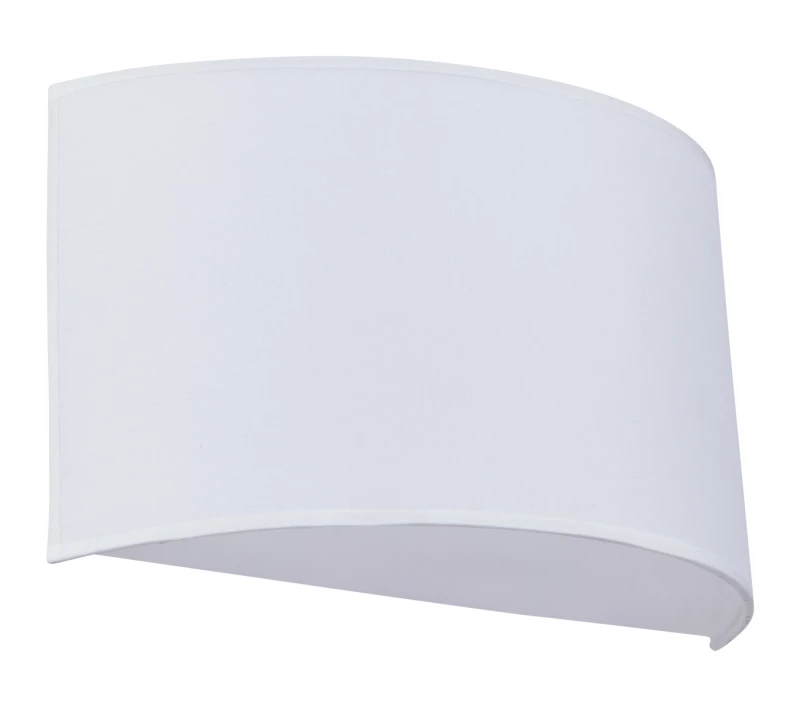 SE21-WH3-15 SERAPH WHITE SHADE WALL LAMP Γ1 HOMELIGHTING 77-8284