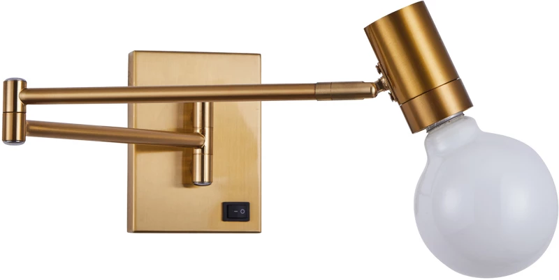 SE21-GM-52 ADEPT GOLD MATT WALL LAMP B3 HOMELIGHTING 77-8279