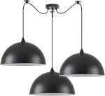 SE21-BL-B10-BL3-MS40 ADEPT PENDANT Black Metal Pendant+ HOMELIGHTING 77-8719