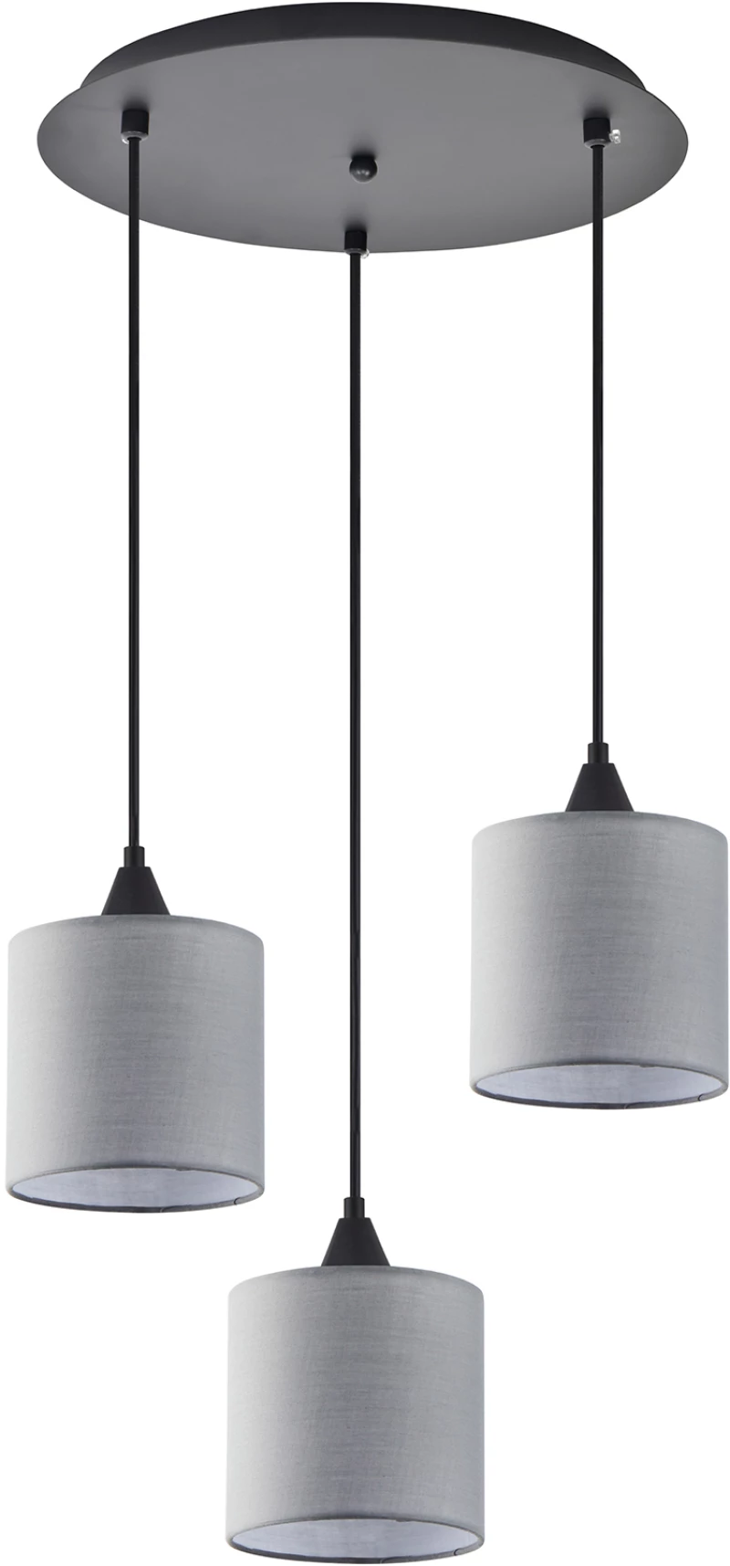 SE21-BL-B10-BL3-SH2 ADEPT PENDANT Grey Shade Pendant+ HOMELIGHTING 77-9019