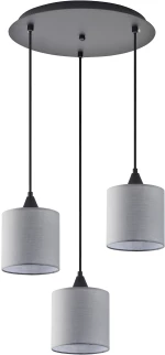 SE21-BL-B10-BL3-SH2 ADEPT PENDANT Grey Shade Pendant+ HOMELIGHTING 77-9019