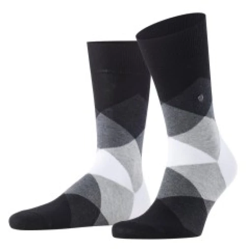 Burlington socks Clyde black white