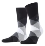 Burlington socks Clyde black white