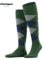 Burlington socks king knees green