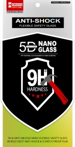 Tempered glass Mocoson Nano Flexible, Full 5D, για το iPhone 6 Plus, 0.3mm, Λευκο - 52535