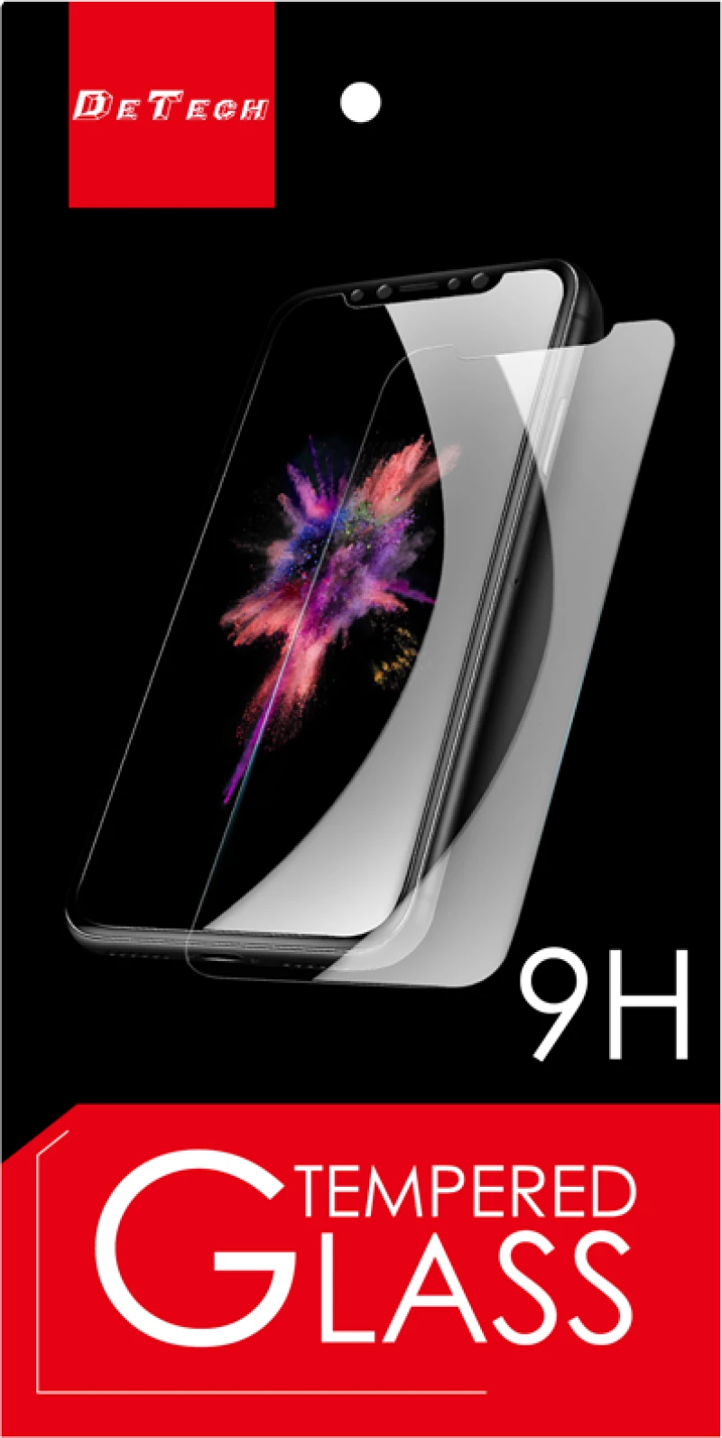 Tempered glass DeTech, για Nokia 5.1, 0.3mm, Διαφανής - 52480
