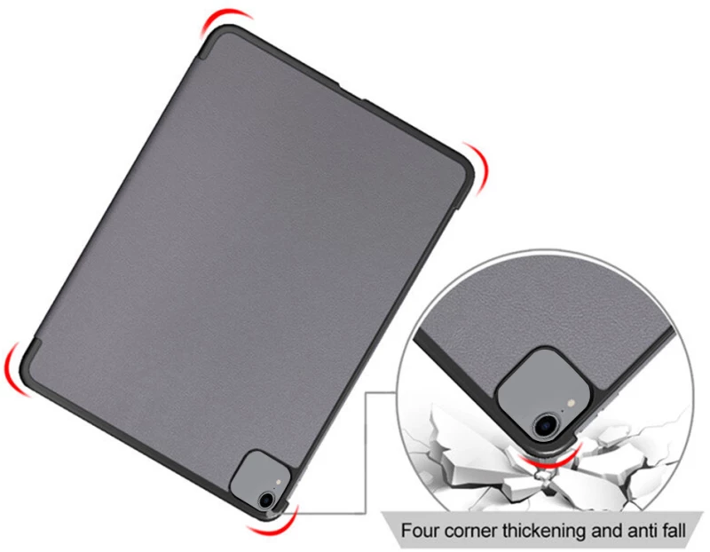 Techsuit Husa pentru Apple iPad Pro 12.9 (2018 / 2019 / 2020 / 2021 / 2022) - Techsuit FoldPro - Black 5949419027206