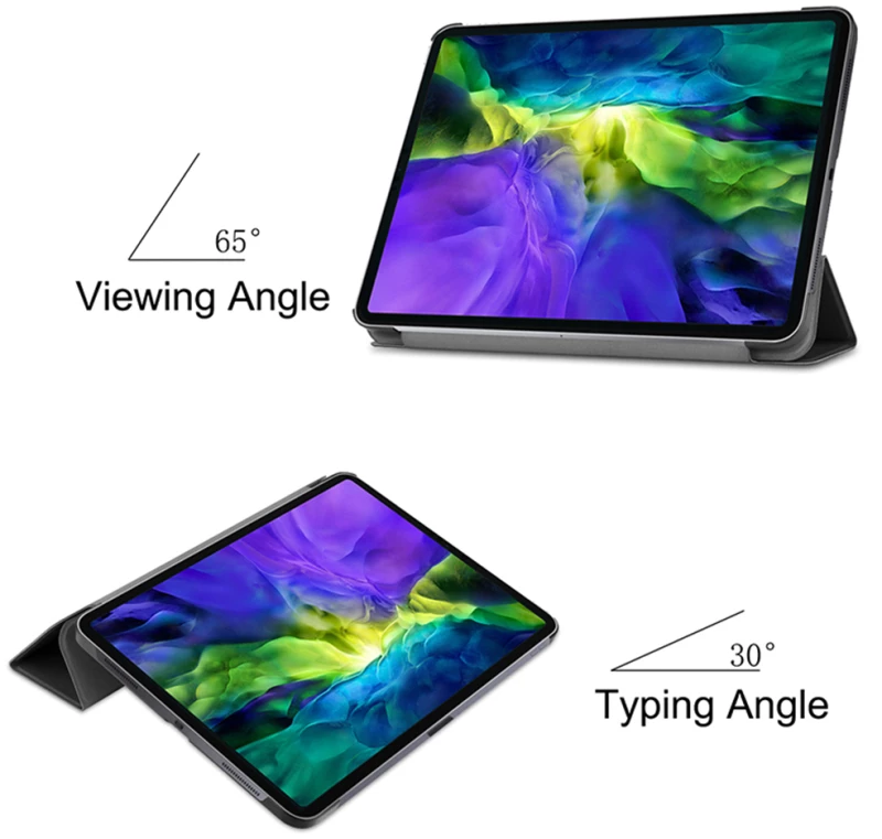 Techsuit Husa pentru Apple iPad Pro 12.9 (2018 / 2019 / 2020 / 2021 / 2022) - Techsuit FoldPro - Black 5949419027206