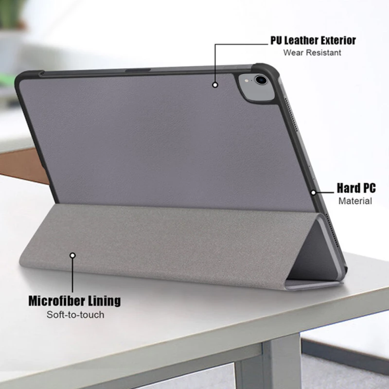 Techsuit Husa pentru Apple iPad Pro 12.9 (2018 / 2019 / 2020 / 2021 / 2022) - Techsuit FoldPro - Black 5949419027206