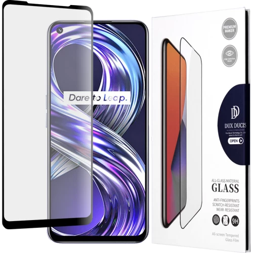 Dux Ducis Folie pentru Realme 8i - Dux Ducis Tempered Glass - Black 6934913043066