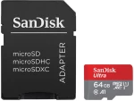 SanDisk Memory card SanDisk ULTRA ANDROID microSDXC 64 GB 140MB/s A1 Cl.10 UHS-I + ADAPTER 047105