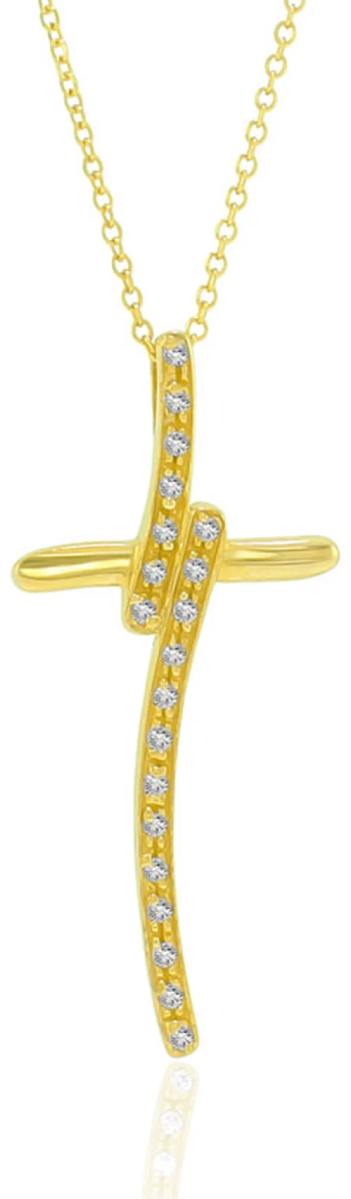 Σταυρός από Χρυσό Κ14