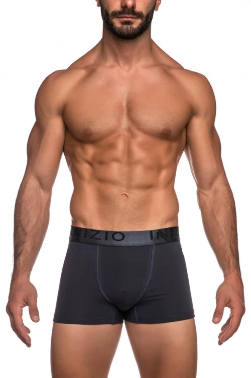 INIZIO COLOR BOXER ΜΕ ΕΞΩΤΕΡΙΚΟ ΛΑΣΤΙΧΟ 44100 ΑΝΘΡΑΚΙ