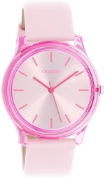 Ρολόι OOZOO Timepieces C11138 με Δέσιμο από Δερμάτινο Λουρί