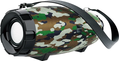 Borofone BR14 Coolant Ηχείο Bluetooth 16W με Ραδιόφωνο Green Camouflage