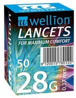 Wellion Lancets (Σκαρφιστήρες) 28G 50 Tεμάχια