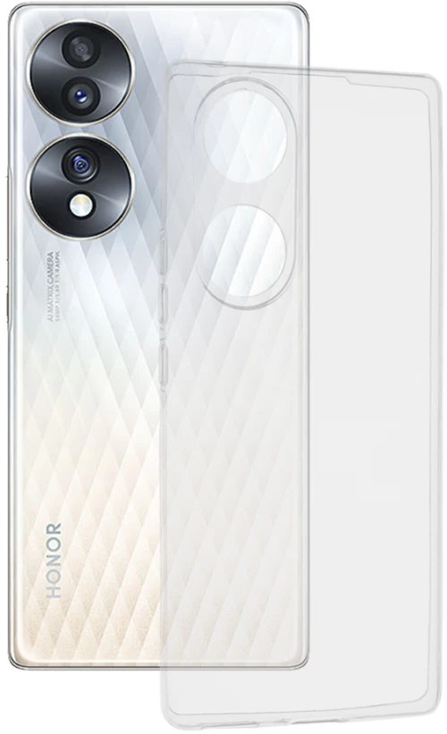 Techsuit Husa pentru Honor 70 - Techsuit Clear Silicone - Transparenta 5949419015968