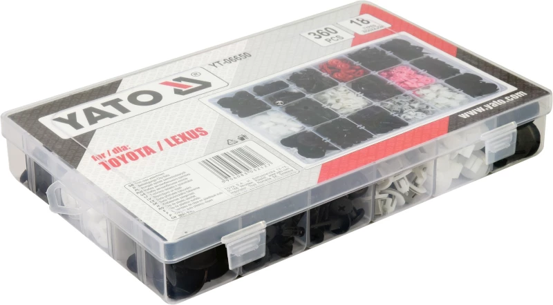 YATO ΚΛΙΠΣ ΑYT/ΤΟΥ ΤΟΥΟΤΑ/LEXUS 360PCS YT-06650 20006650 ΤΕΜΑΧΙΟ