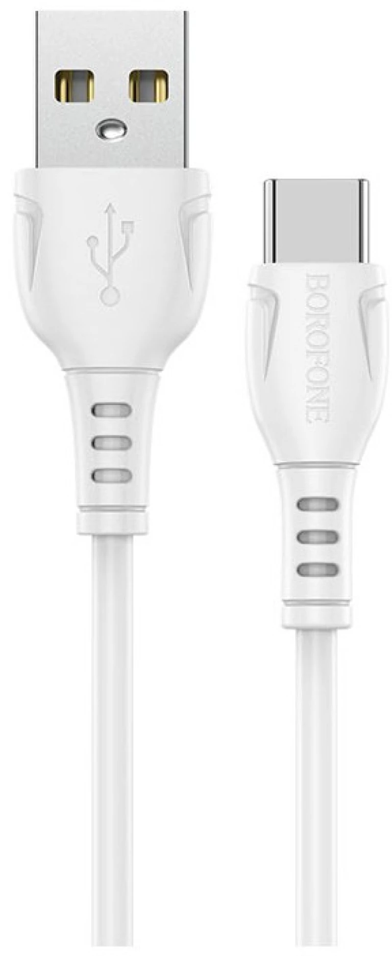 Καλώδιο σύνδεσης Borofone BX51 Triumph USB σε USB-C 2.4A 1μ Λεύκο