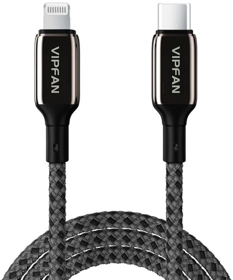 Vipfan USB-C to Lightning Cable Vipfan P03 1,5m, Power Delivery (black) 036901