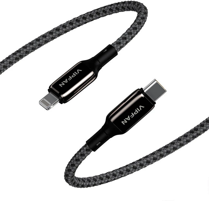 Vipfan USB-C to Lightning Cable Vipfan P03 1,5m, Power Delivery (black) 036901