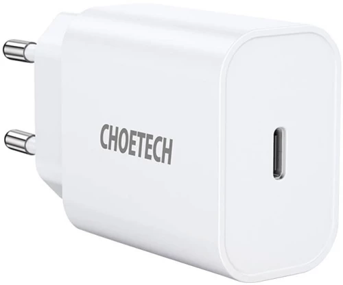Choetech Mains charger Choetech Q5004 EU USB-C, 20W (white) 039432