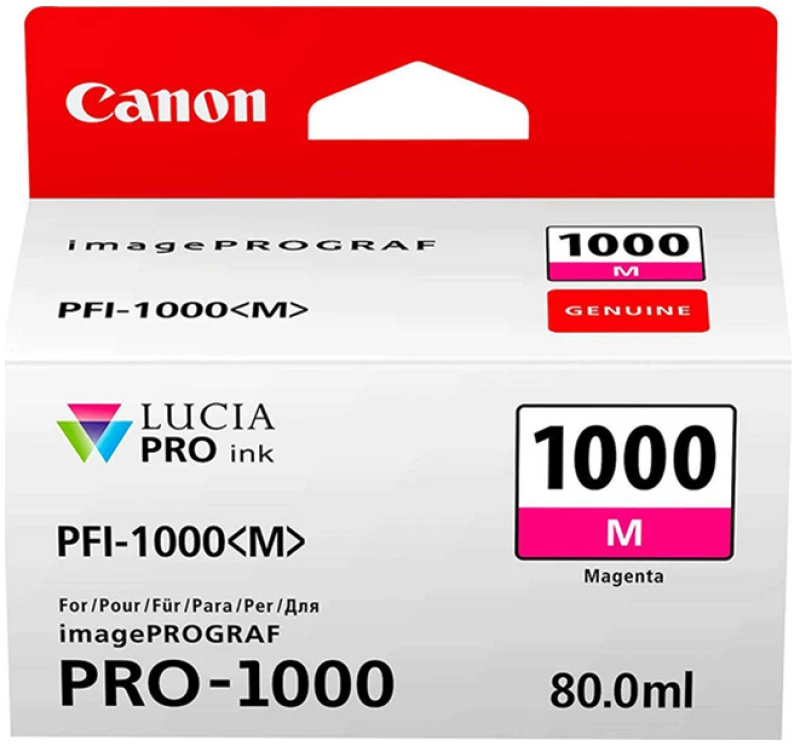 Canon Μελάνι Inkjet PFI1000M Magenta  (0548C001) (CANPFI-1000M)