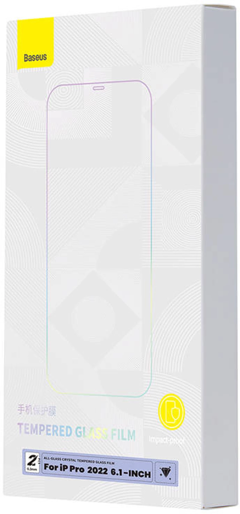 Baseus Baseus Crystal Tempered Glass 0.3mm for iPhone 14 Pro (2pcs) 038960