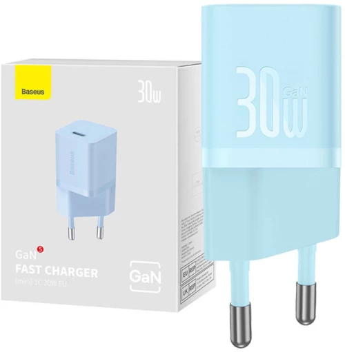 Baseus Mini wall charger Baseus GaN5 30W (blue) 047632