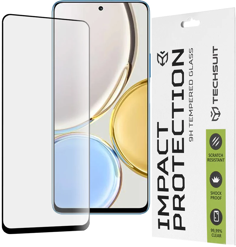 Techsuit Folie pentru Honor Magic4 Lite - Techsuit 111D Full Cover / Full Glue Glass - Black 5949419020368
