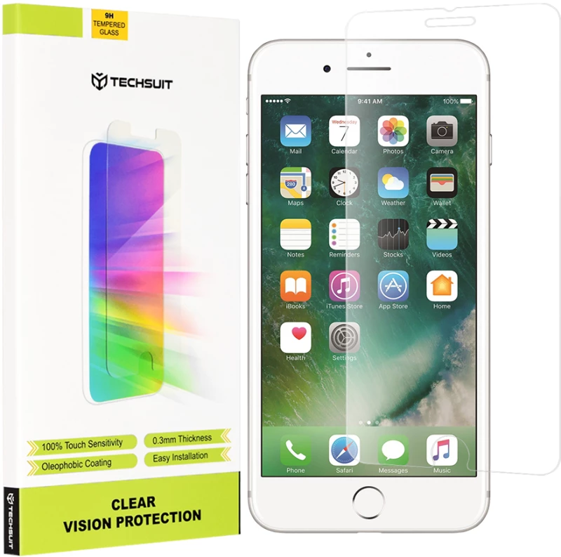 Techsuit Folie pentru Apple iPhone 7 Plus / 8 Plus - Techsuit Clear Vision Glass - Transparent 5949419009523