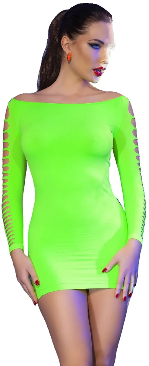 Chilirose Green Mini Dress