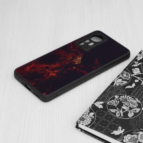 Techsuit Husa pentru Xiaomi 12 / 12X - Techsuit Glaze Series - Red Nebula 5949419021594