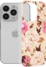 Techsuit Husa pentru iPhone 14 Pro - Techsuit Marble Series - Mary Berry Nude 5949419012059